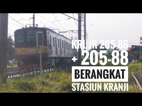 KRL JR 205系 Berangkat Stasiun Kranji