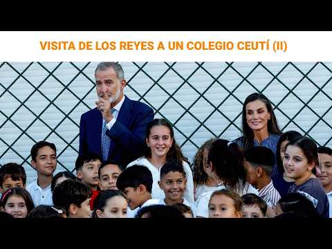 Los reyes visitan el colegio Vicente Aleixandre en Ceuta (II) | RTVE Noticias