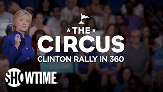 360 VR: Hillary Clinton Rallies Love Trumps Hate! 