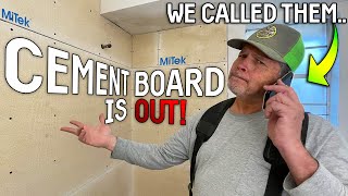 Is THIS the *NEW* BEST SHOWER BACKER BOARD?! (Called the Manufacturer)