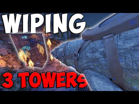 They Were Talking Trash… So We WIPED 3 Towers On Easy Underwater Cave - Ark (Part 1)