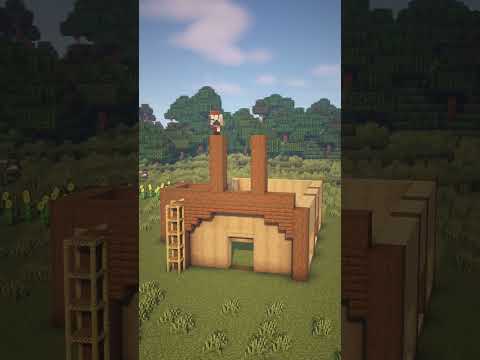 Building a Barn #minecraft #timelapse