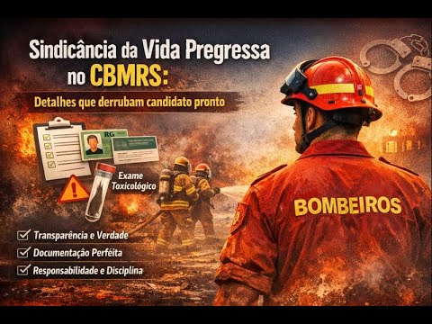 SINDICÂNCIA DE VIDA PREGRESSA (CBMRS): o que REPROVA e como NÃO ser eliminado