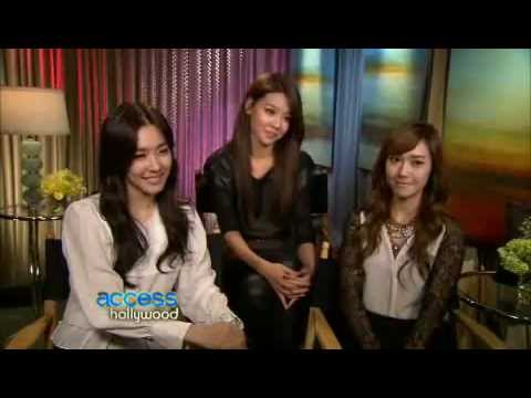 111117 Tiffany Jessica Sooyoung SNSD - Interview @  Access Hollywood