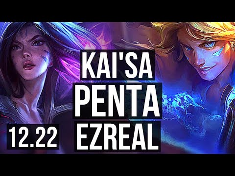 KAI'SA & Pyke vs EZREAL & Karma (ADC) | Penta, 66% winrate, 12/4/9 | EUW Grandmaster | 12.22