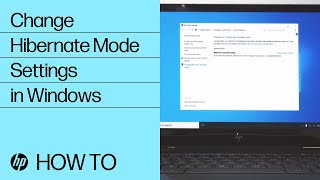 Change Hibernate Mode Settings in Windows | HP Computers | HP Support
