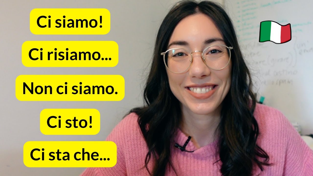 10 essential Italian phrases for informal conversation (with verbs ESSERCI, STARCI) (Subtitles)