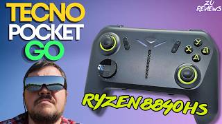 Tecno Pocket Go First Look! A Ryzen 8840HS Handheld + AR Glasses