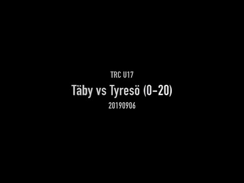 TRC U17 Match 3 - Täby vs Tyresö 20190906 (0-20)