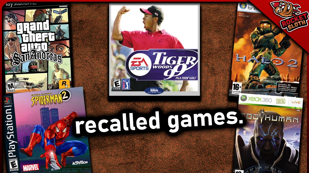 games recalled for crazy reasons...