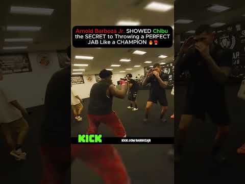 Arnold Barboza Jr. SHOWED Chibu the SECRET to Throwing a PERFECT JAB Like a CHAMPION 🔥🥊