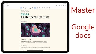 A beginner’s guide to Google Docs for the iPad| Paperless X