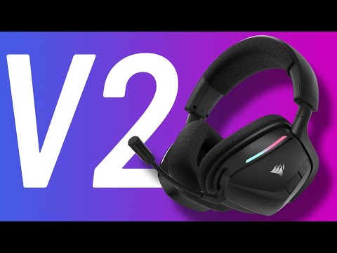 Corsair VOID WIRELESS v2 White RGB беспроводная игровая гарнитура (CA-9011380-WW) 2,4 ГГц Bluetooth 5.3 - фото 1 - id-p3239866563