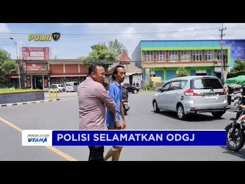 SELAMATKAN ODGJ DAN PERSONEL POLRES LAMONGAN DIBAWA KE RUMAH SAKIT
