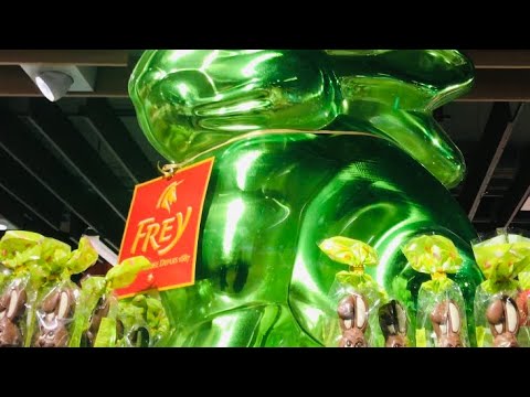 #Easterchocolates#Easterbunny Giant FREY Easter chocolate Bunnies @nagendranallamothu