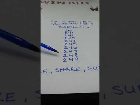 Win the Pick 3 Lottery with New 2 Digit Return #lotteryprediction #cashmoney