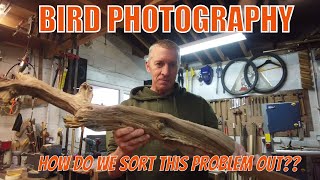 Bird Photography- Making an adjustable perch station.HINTS and TIPS