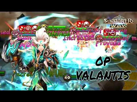 OP VALANTIS COMBO REMOVES BUFF,PROVOKE,POISON-SUMMONERS WAR