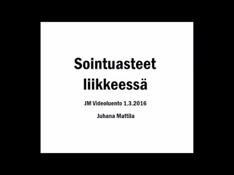 JM Videoluento 3 Sointuasteet liikkeessä