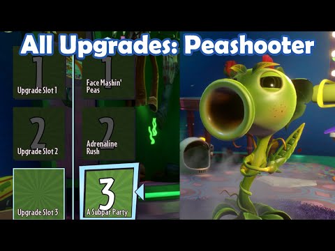 All Upgrades: Peashooter - Loads of Variants Mod