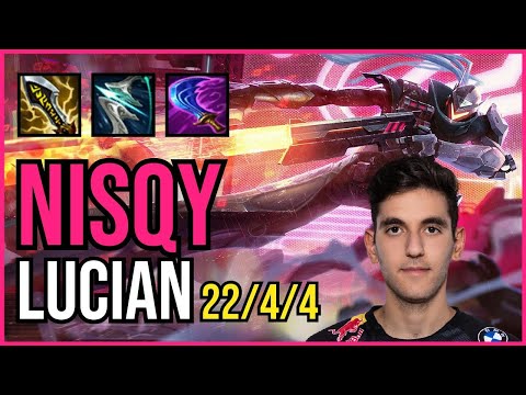 NISQY - LUCIAN vs VEL'KOZ Mid - EUW Challenger - Patch 11.4