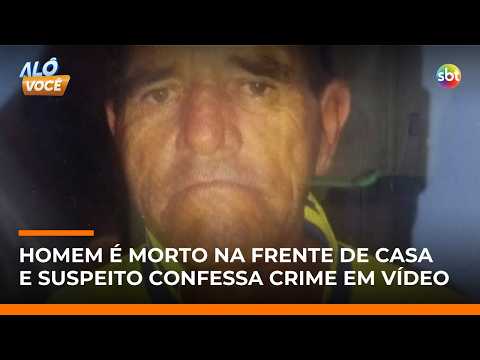 Homem é morto na frente de casa e "filho de criação" vira principal suspeito | #AloVoce