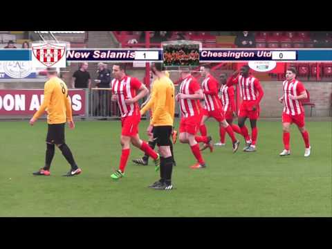 New Salamis vs Chessington United Semi Final FA SUNDAY CUP 12.3.17