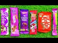 Satisfying Video Unboxing GIANT Rainbow Lollipop Candy With Yummy Sweets Cutting ASMR