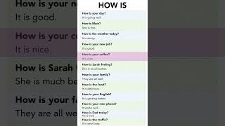 HOW IS in English | 12 Useful Everyday Questions & Answers