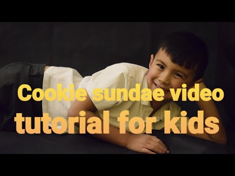 How to make cookie Oreo sundae for kids