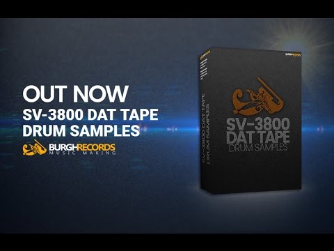Old School Drum Samples | SV-3800 DAT-Tape