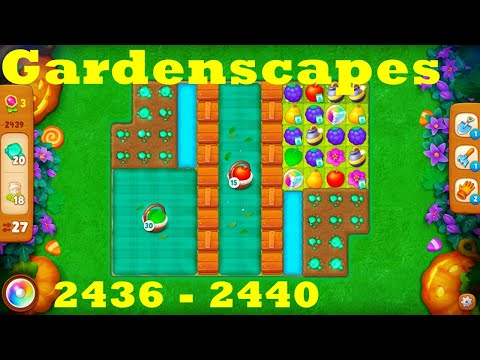 Gardenscapes Level 2446 - 2440 HD Walkthrough | 3 - match game | gameplay | android | ios | pc | app