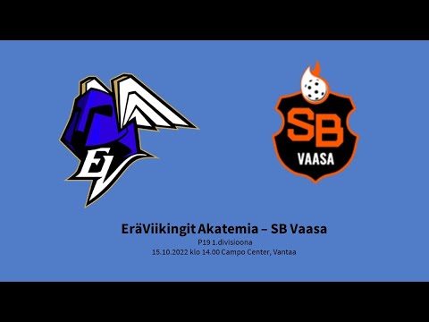 P19 1.div. EräViikingit Akatemia - SB Vaasa 15.10.2022