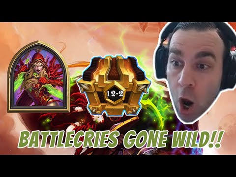 BATTLECRY Rogue to 12 Wins?!?!?! - Hearthstone Arena