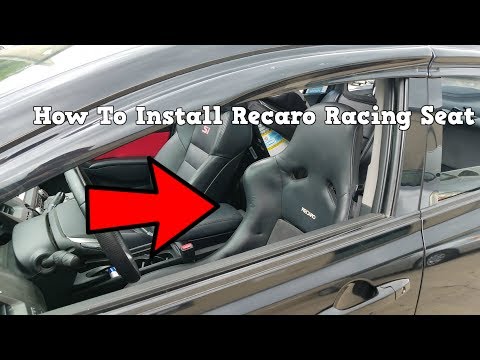 How To Install A Racing Seat - FA5 8th Gen Honda Civic Si (Buddy Club Seat Rails)