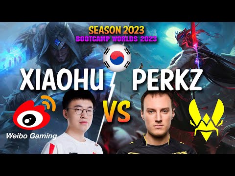 WBG Xiaohu vs VIT Perkz - Xiaohu SYLAS vs Perkz YONE Mid - Patch 13.19 KR Ranked