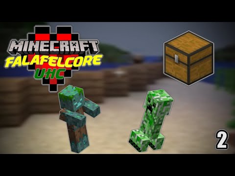 Falafelcore Minecraft #1 UHC | Episode 2 ( Home invasion & Home Decor)