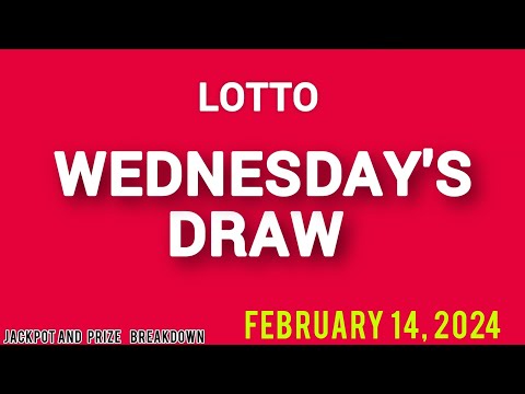 The National Lottery Lotto drawing  for Wednesday 14 February 2024