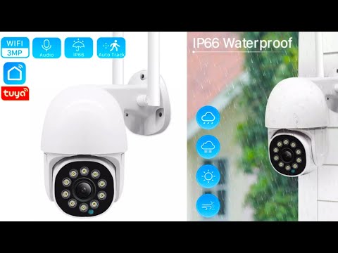 PTZ WiFi камера Tuya 3MP с авто отслеживанием PTZ Camera with Auto Tracking