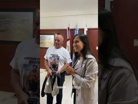 La intendenta Gisela Geremia recibió a los vecinos Gabriel Buffa y Walter Braudacco