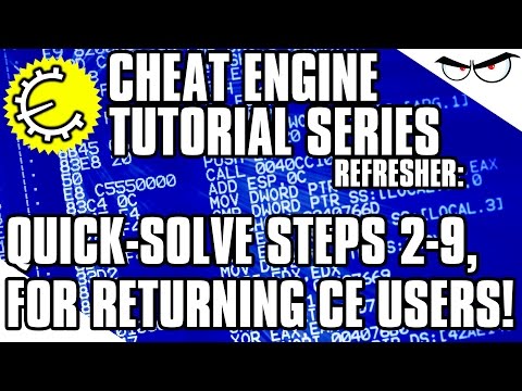 Cheat Engine Tutorial Refresher: Solving Steps 2-9 for Returning CE Users!