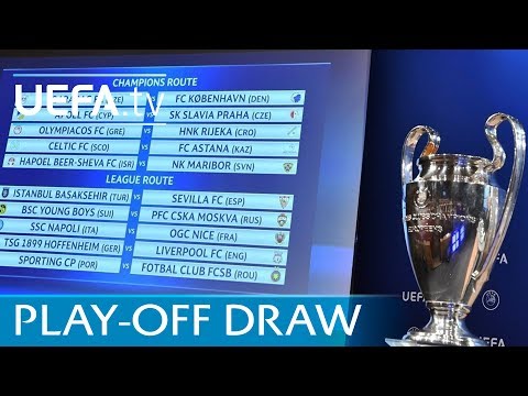 UEFA Champions League play-off round draw