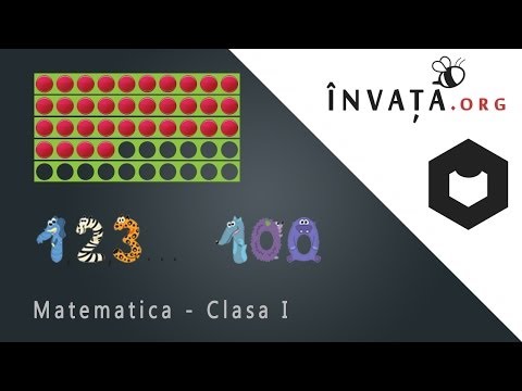 Matematica - Clasa I - Formarea si scrierea numerelor naturale de la 0 la 100