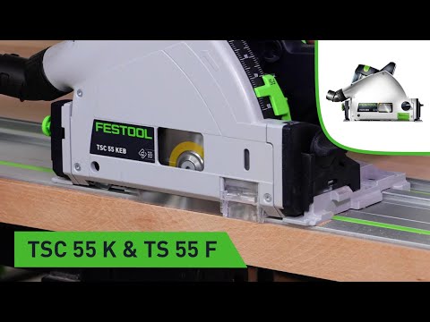 TSC 55 K with KickbackStop & TS 55 F without KickbackStop with new saw blades (Festool TV Episode...