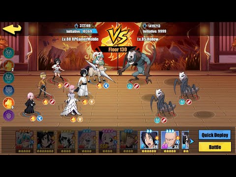 VERMILLION BIRD EXTREME CHALLENGE FLOORS 126-130 - Bleach: Immortal Soul Gameplay