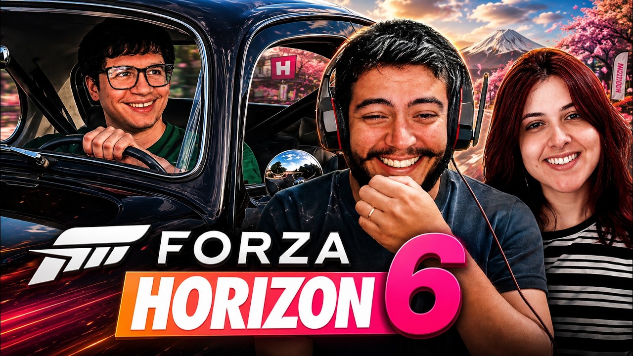 FUSCÃO NO JAPÃO! - Forza Horizon 6 (Games EduUu) | REACT