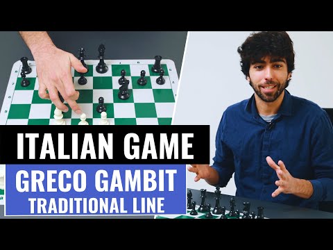 Italian Game | Giuoco Piano | Greco Gambit – Traditional Line | Chess Openings | Alex Astaneh