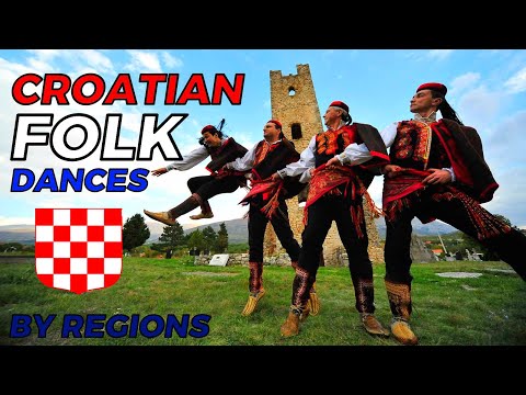 Croatian Folk Dances • by region