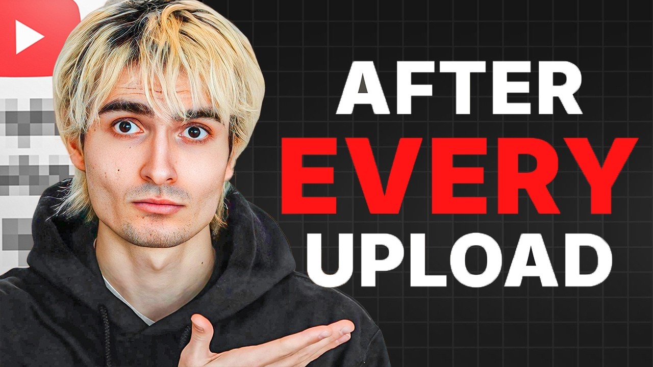 10 things you MUST do after uploading a YouTube video