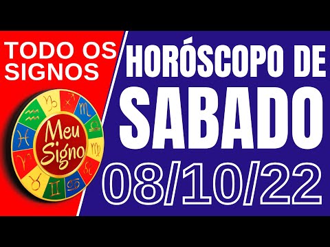 #meusigno HORÓSCOPO DE HOJE / SABADO DIA 08/10/2022 - Todos os Signos